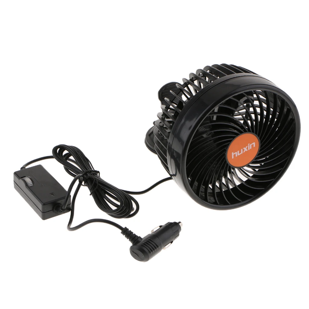 6`` 24V Car   Windshield Electric Fan Cooling System Strong Wind