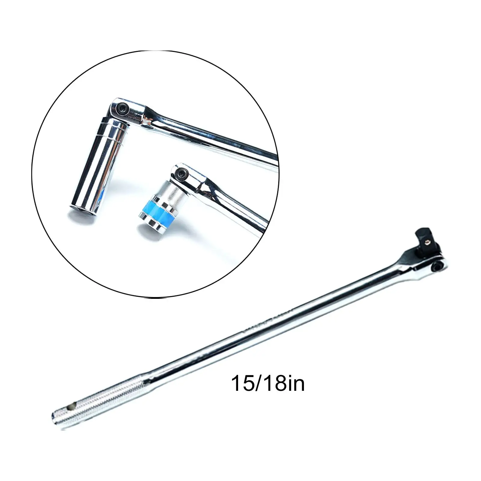 Head Socket Wrench Durable Adjustable Torque Wrench Head Strong Lever Long Force Bar Activity for Repairing Maintenance durable