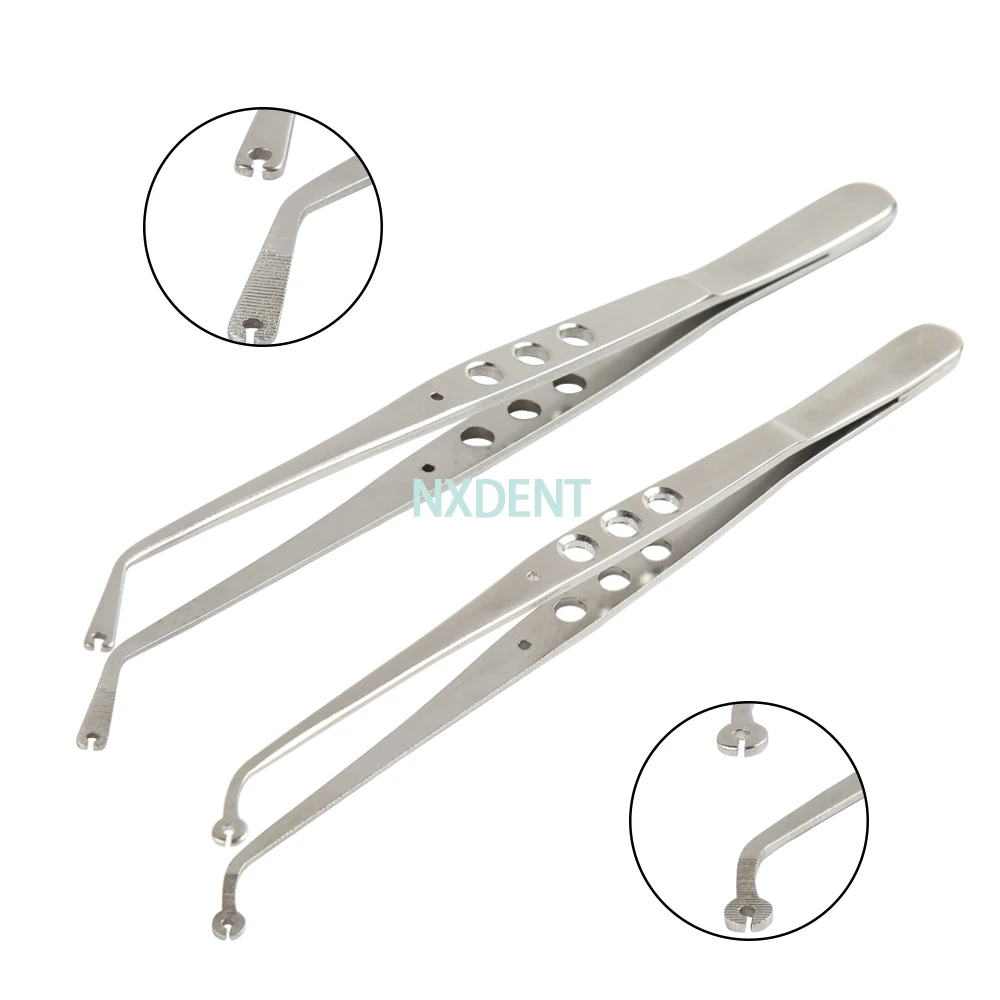 Best of New 1pcs Dental Surgical Operation Stitching Tweezer College Tweezer Cotton Dressing Forceps Serrated Tip Stainless Steel Tool Reviews & Tips