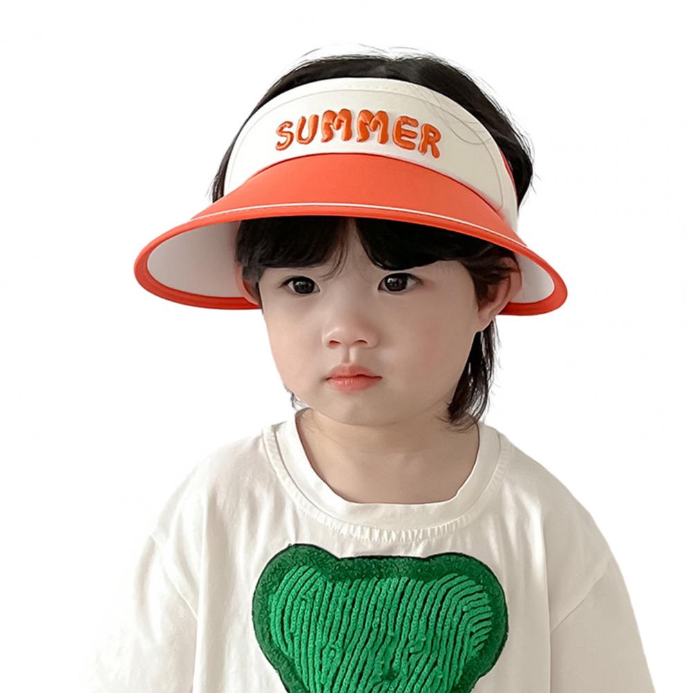 Sommer Kinder Sonne mit Mini Lüfter Leere Top Breite Krempe Visier Wandern Reise Sonnenschutz Mädchen Jungen Outdoor Hut_voghion.com