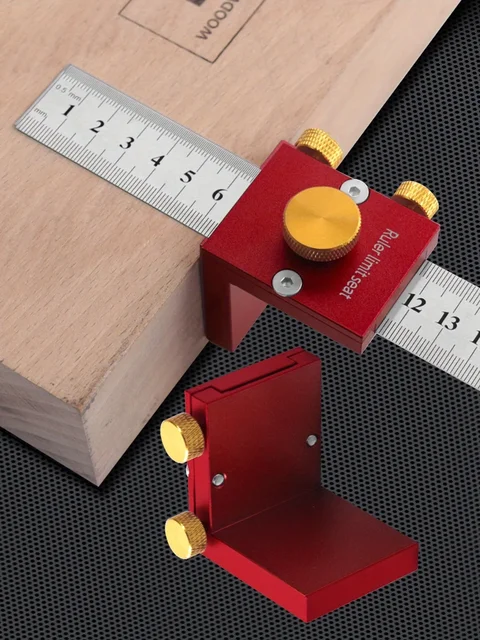 Layout Measuring T-shaped Layout Scriber T-Shaped Woodworking Marking Gauge With Fine ...