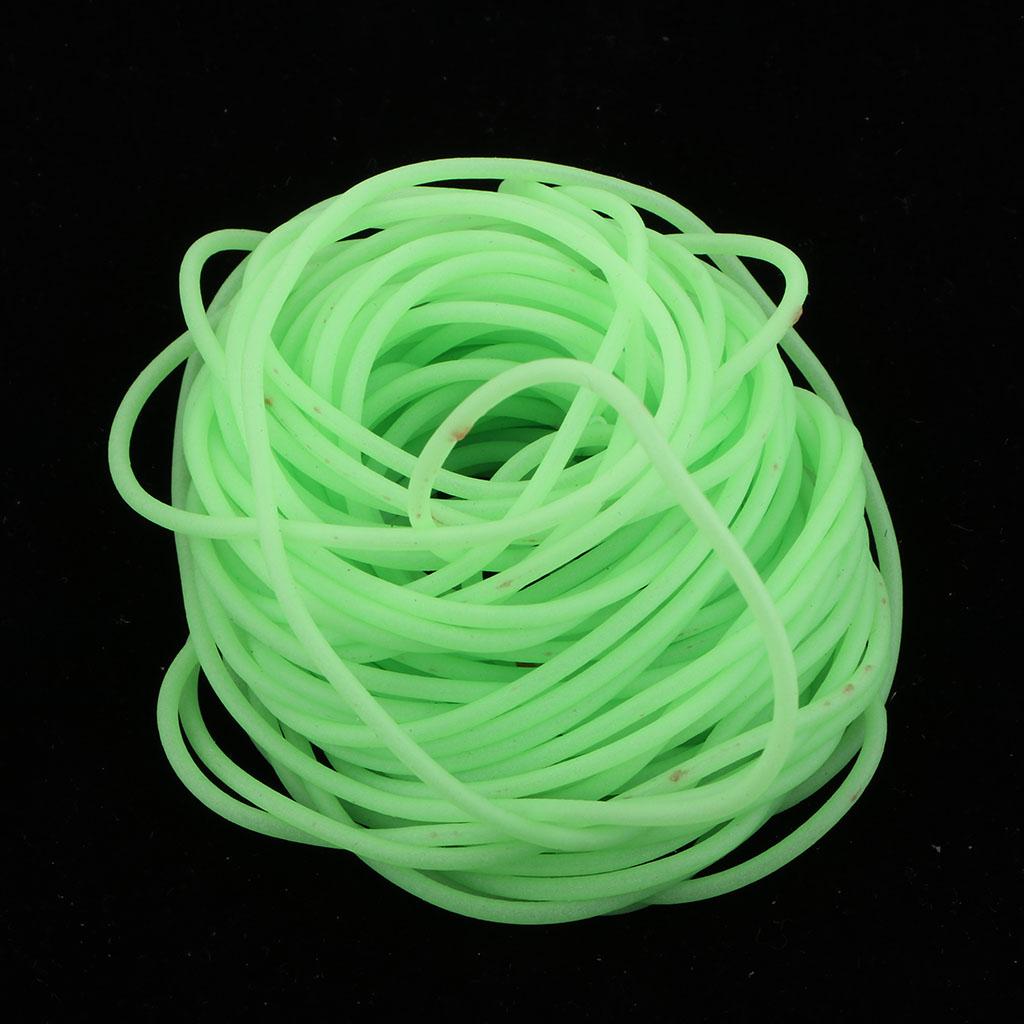 3pcs Fishing Luminous Tube Tubing  Dark for Saltwater Boat Fishing Rig  Attract Fish 4m