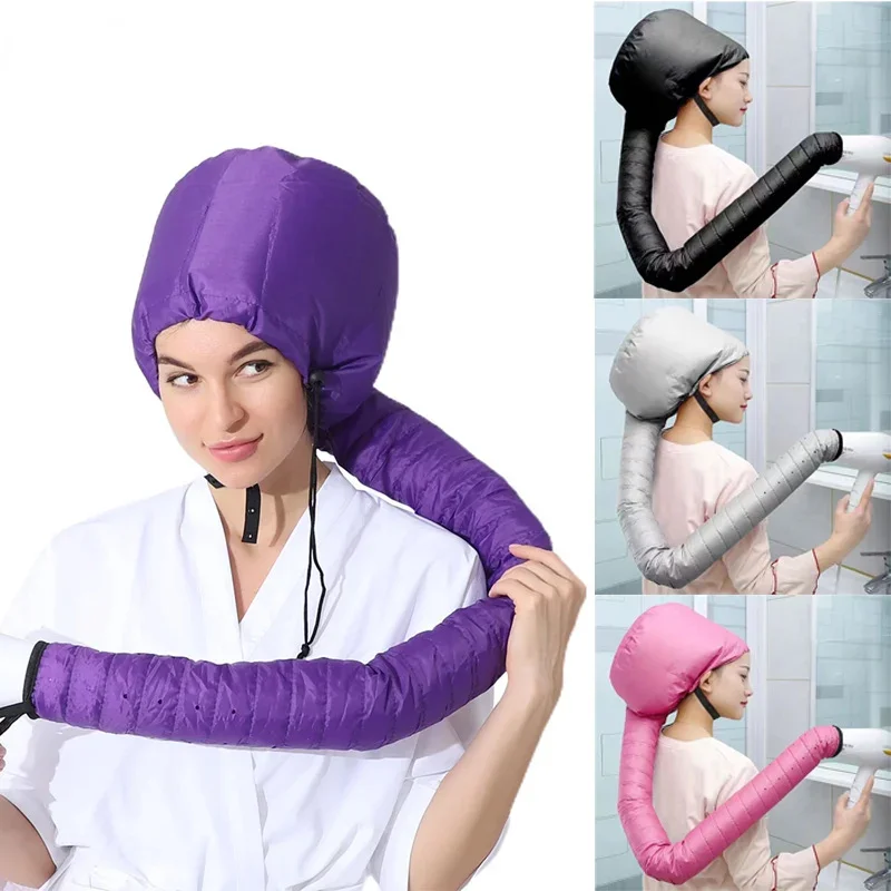 Best of Portable Hair Bonnet Dryer Cap Without Plugging Hair Drying Cap Household Curly Hair Hat Adjustable Hairdressing Styling Tools Reviews & Tips