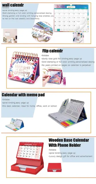 2024 Inspirational Desk Calendar Kawaii Coil Calendar 365 Days Daily  Inspirational Quotes Positive Perpetual Calendar With Box - AliExpress