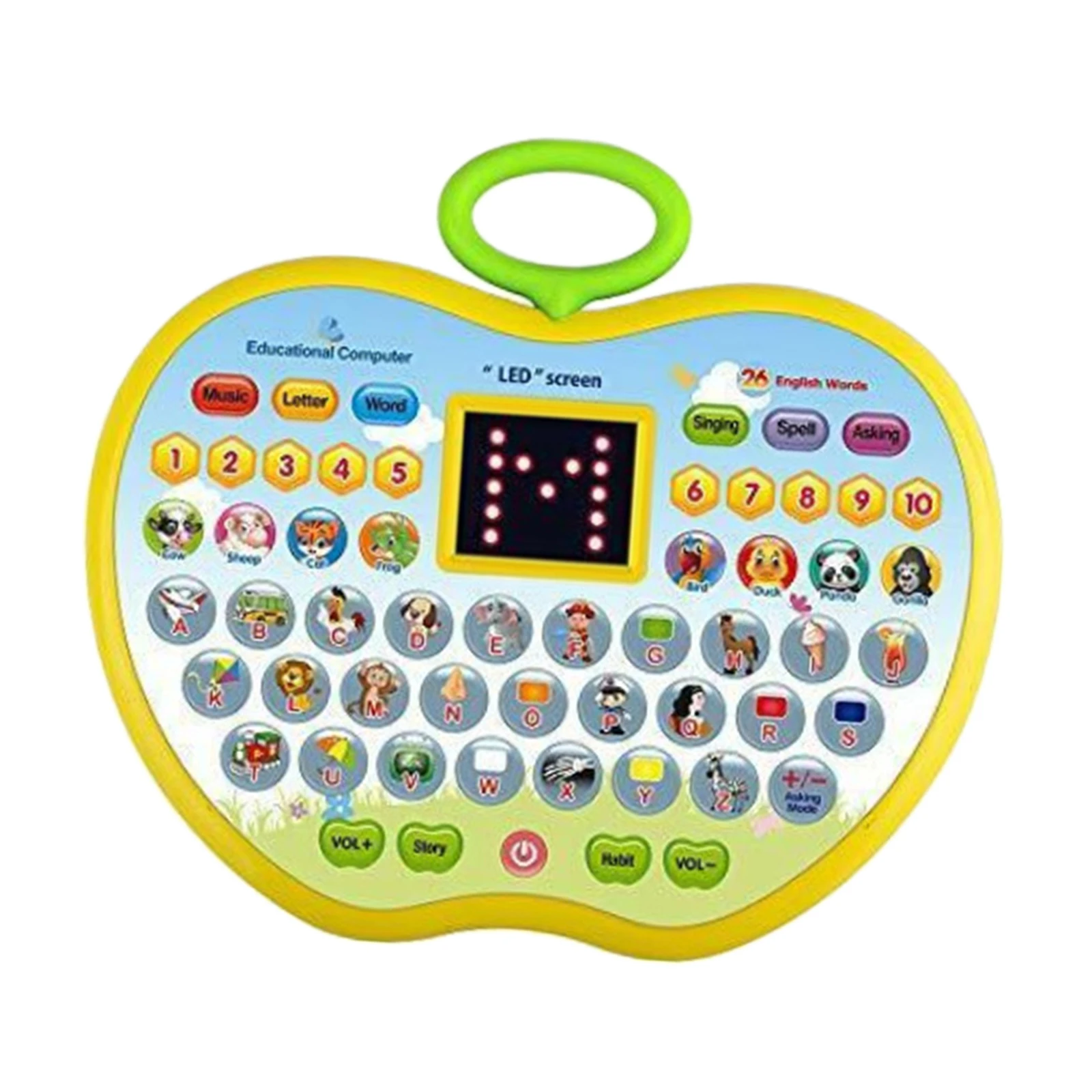 Educational Learning Machine-- Singing Electric Laptop Toys, Toddlers Girls Boys