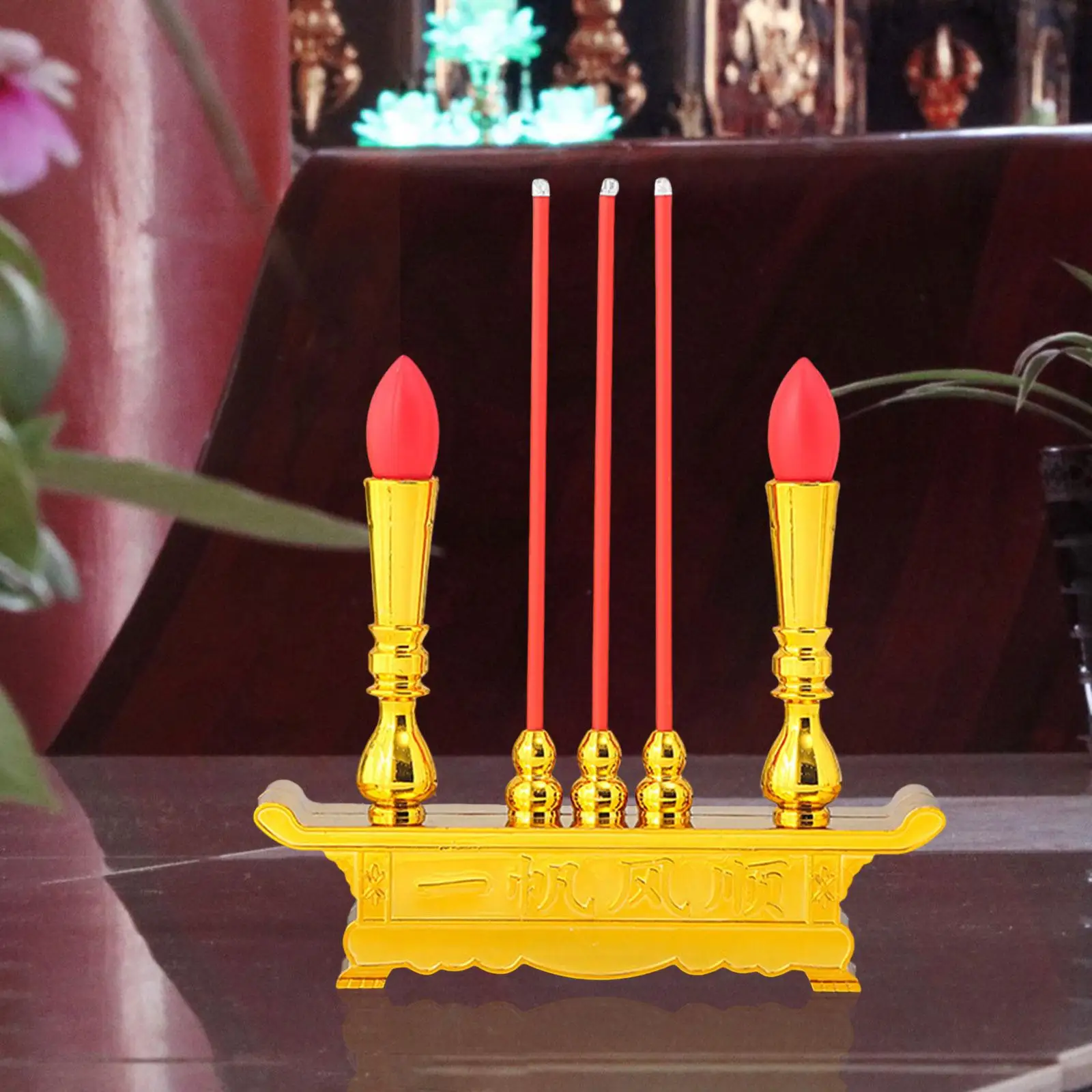 Buddhist censer Burner censer Holder Candlestick Ornament for Blessing