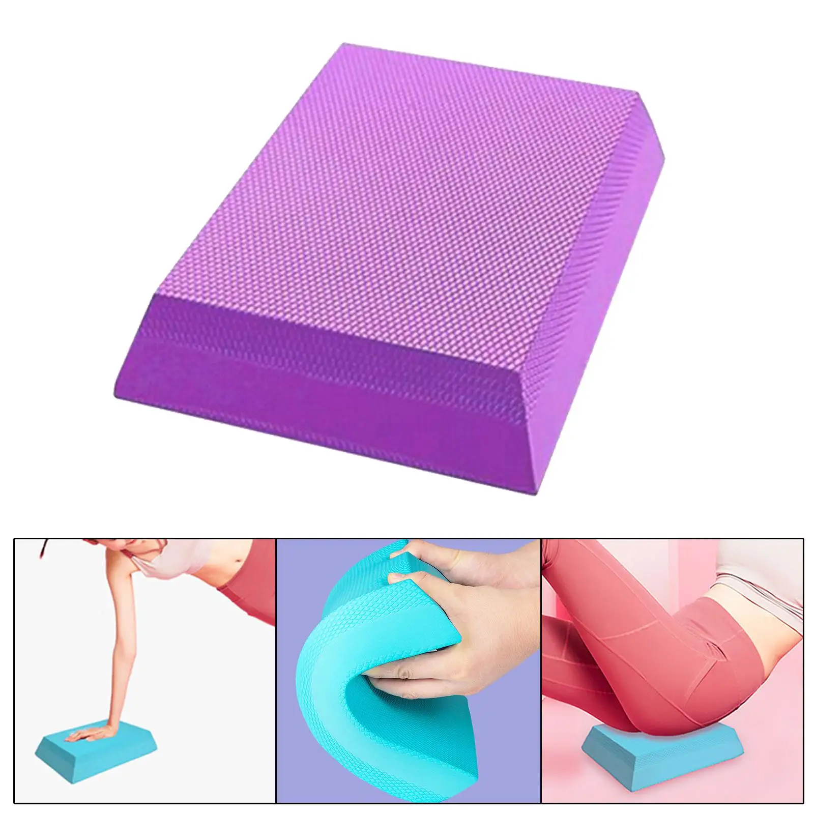 Exercise balance mat Foam Mat Cushion TPE Trainer Equipment Stability Trainer Pad for Yoga Stretching Adults Indoor Training