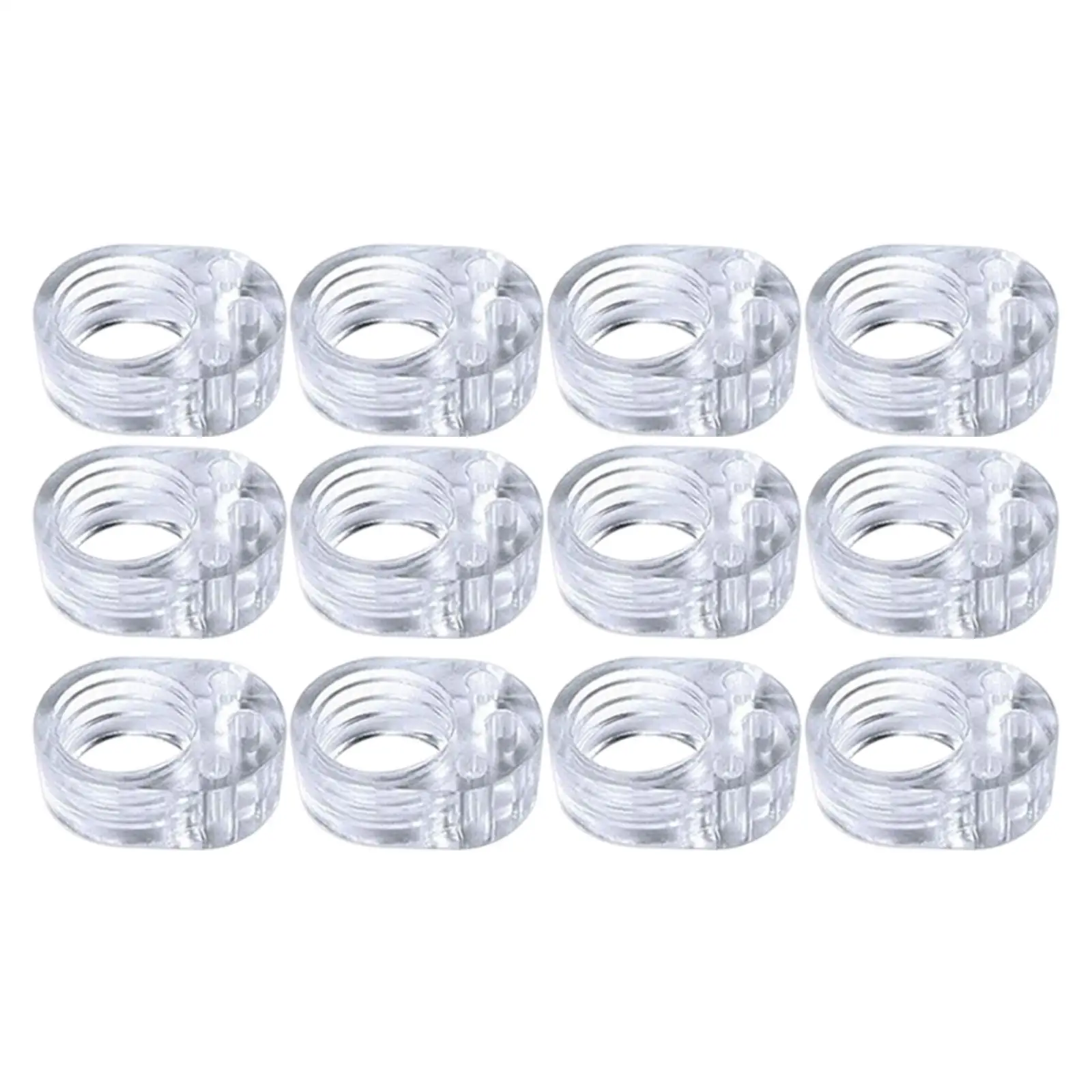 12Pcs Door Handle Stopper, Doorknob Shock Absorber Wall Protector for Apartment Home