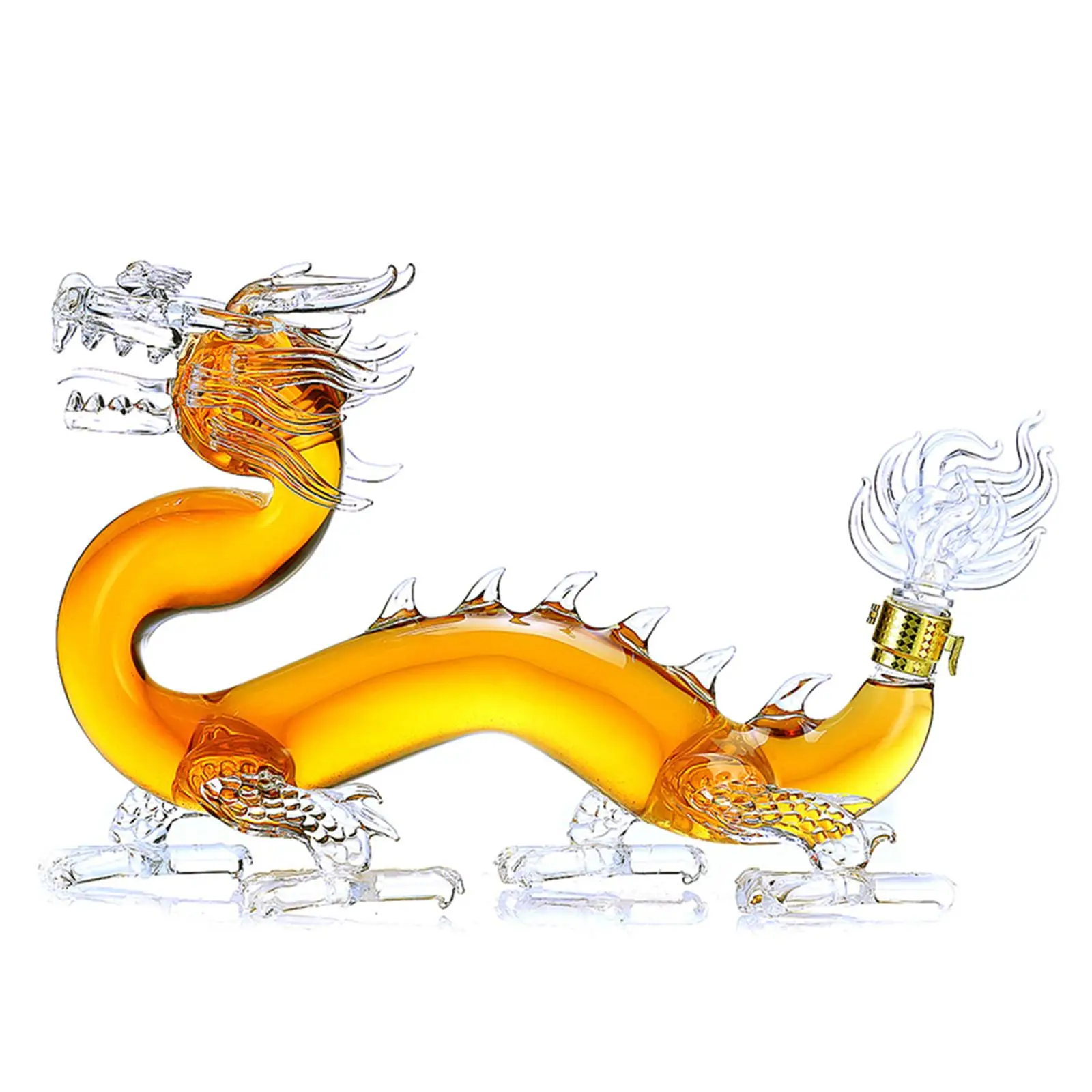  Decanter-Glass Dragon Figurine Entertaining Barware  Drinkware  Tools Dining Restaurant, Bar, Men, Adults