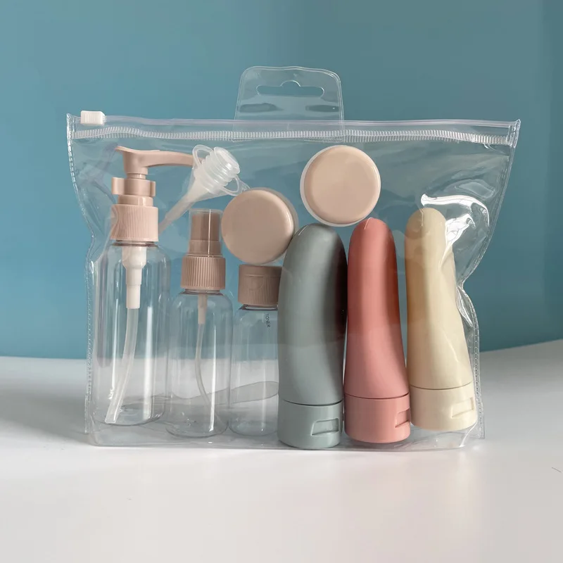 Best of Portable Travel Refillable Bottle Set Lotion Shampoo Empty Container Transparent Spray Bottle Cosmetics Travel Accessories Kit Reviews & Tips