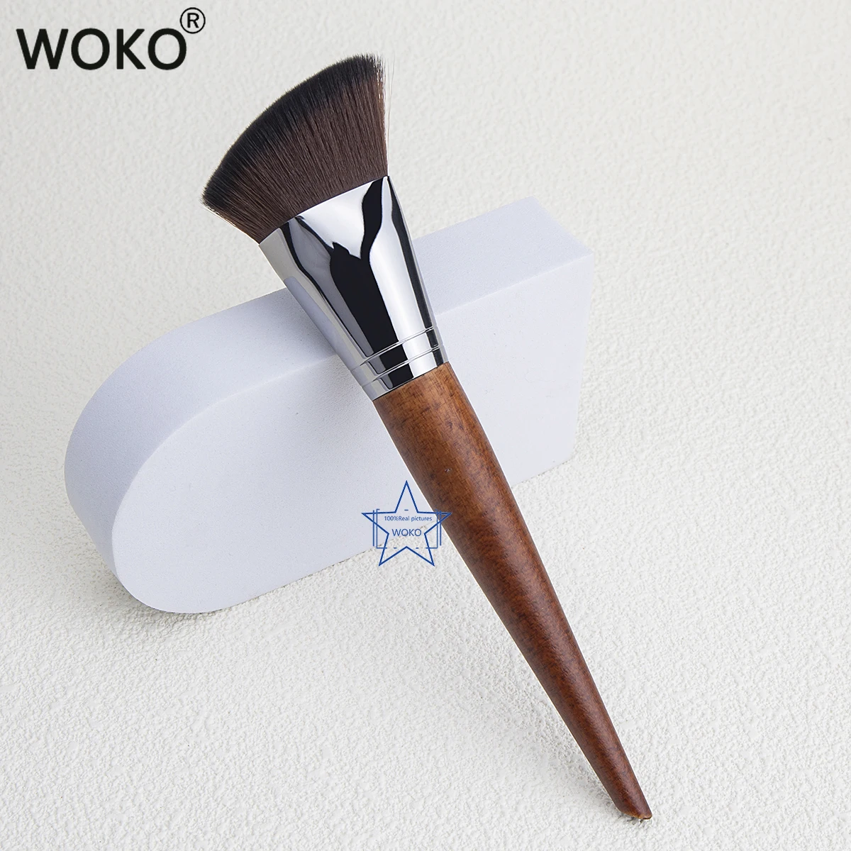 Best of M108 106 Flat Foundation Brush BB Cream Blender Concealer Foundation Liquid Brush Large Foundation Brush Cream Makeup Tools Reviews & Tips - Image 5