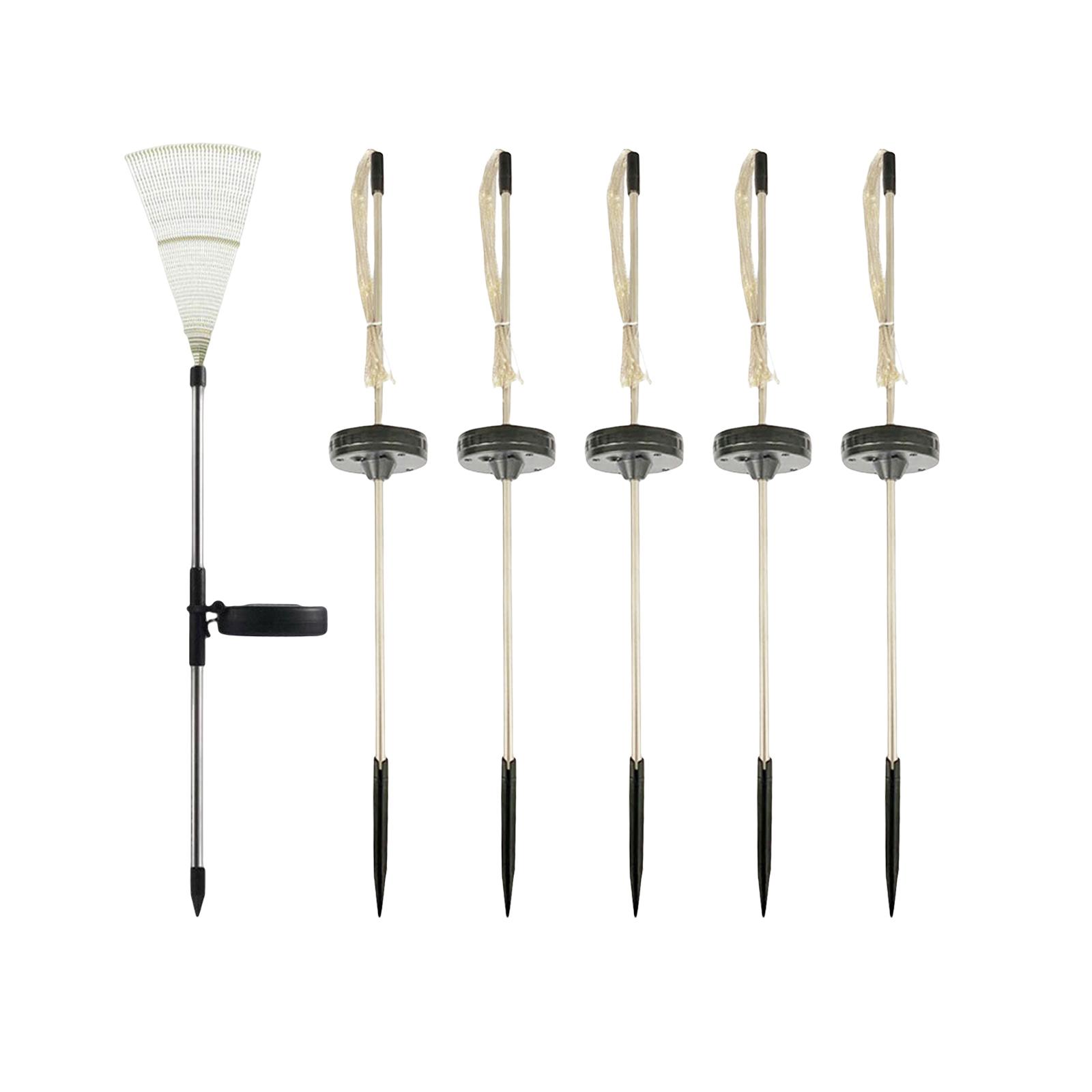 Solar Garden Lights Lighting Modes Dandelion Flash String Lights LED Firework Lamp for Walkway Patio Wedding Decor Landscape