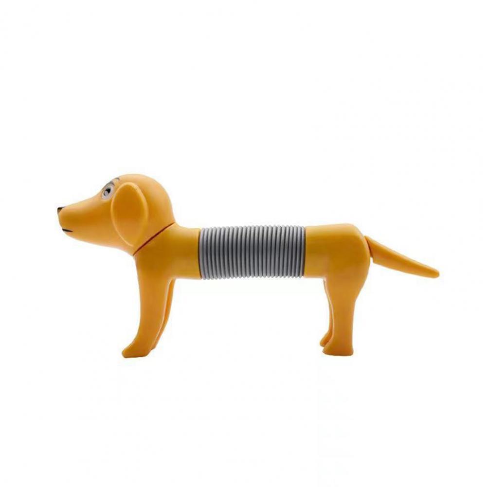 Functional Dachshund Dog Fidget Toy Fidget Toy 360 Degree Twisting Stretchable Head Tail|
