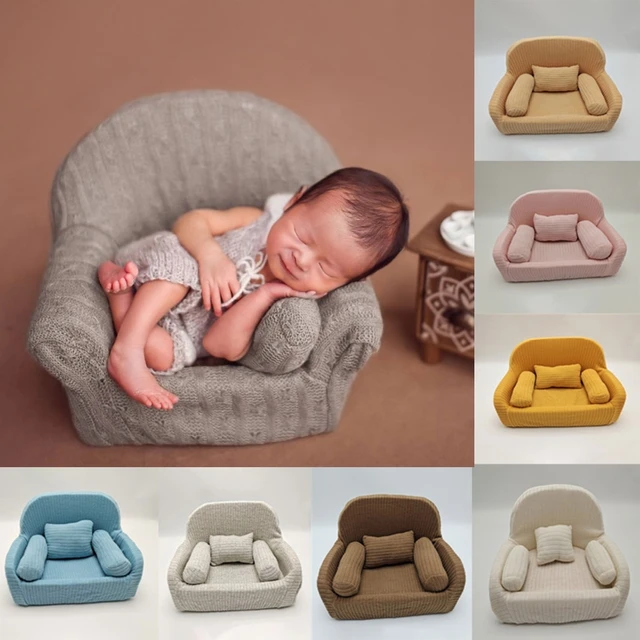 4 pezzi di oggetti di scena per fotografia neonato Set di cuscini per  divano per bambini tiro con foto per neonati in posa cuscino per sedia di  assistenza - AliExpress