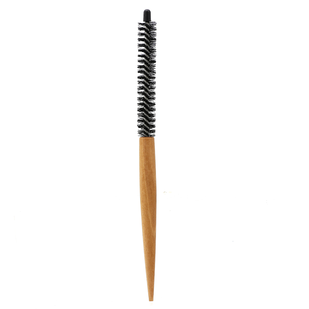 Best of Pro 1 PCS Mini Hair Brush Nylon Bristle Afro Hair Round Comb For Short Hair Styling Wood Hair Barrel Brush For Hairdressing Reviews & Tips