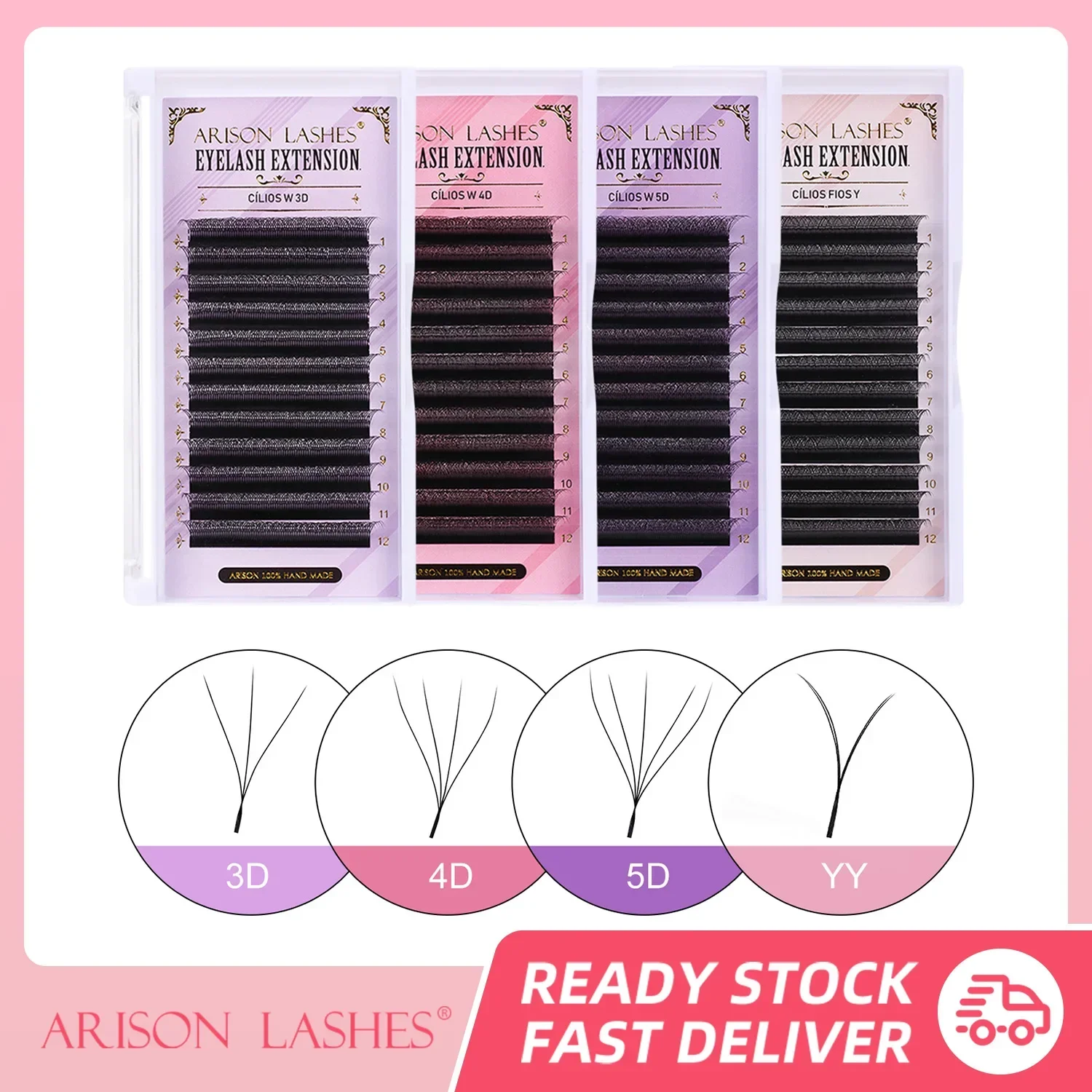 Best of Arison Lashes W Shape 3 / 4 / 5 / 6D Premade Volume Fans Eyelashes Extension YY Style Lashes Faux Mink Soft Easy Faning Natural Lashes Reviews & Tips