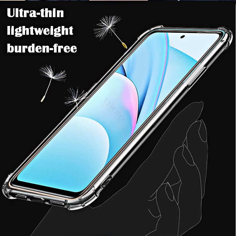 Klare Handyhülle für Xiaomi Mi 10T Lite 5G, TPU, transparent, für Xiaomi Mi 10TLite 5G 6,67 Zoll M2007J17G, stoßfest – Detail 3