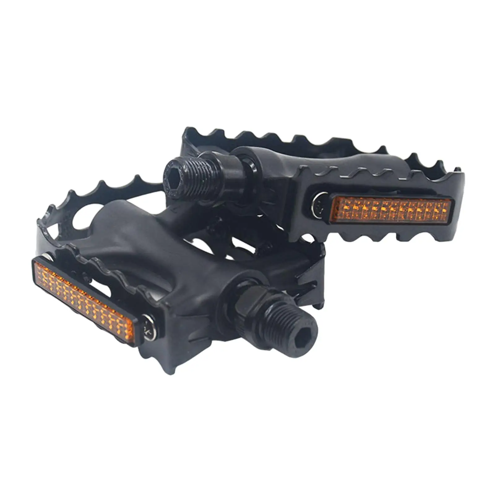 2Pcs Bicycle Pedals Bike Pedals Wide Flat Pedals Aluminum Alloy