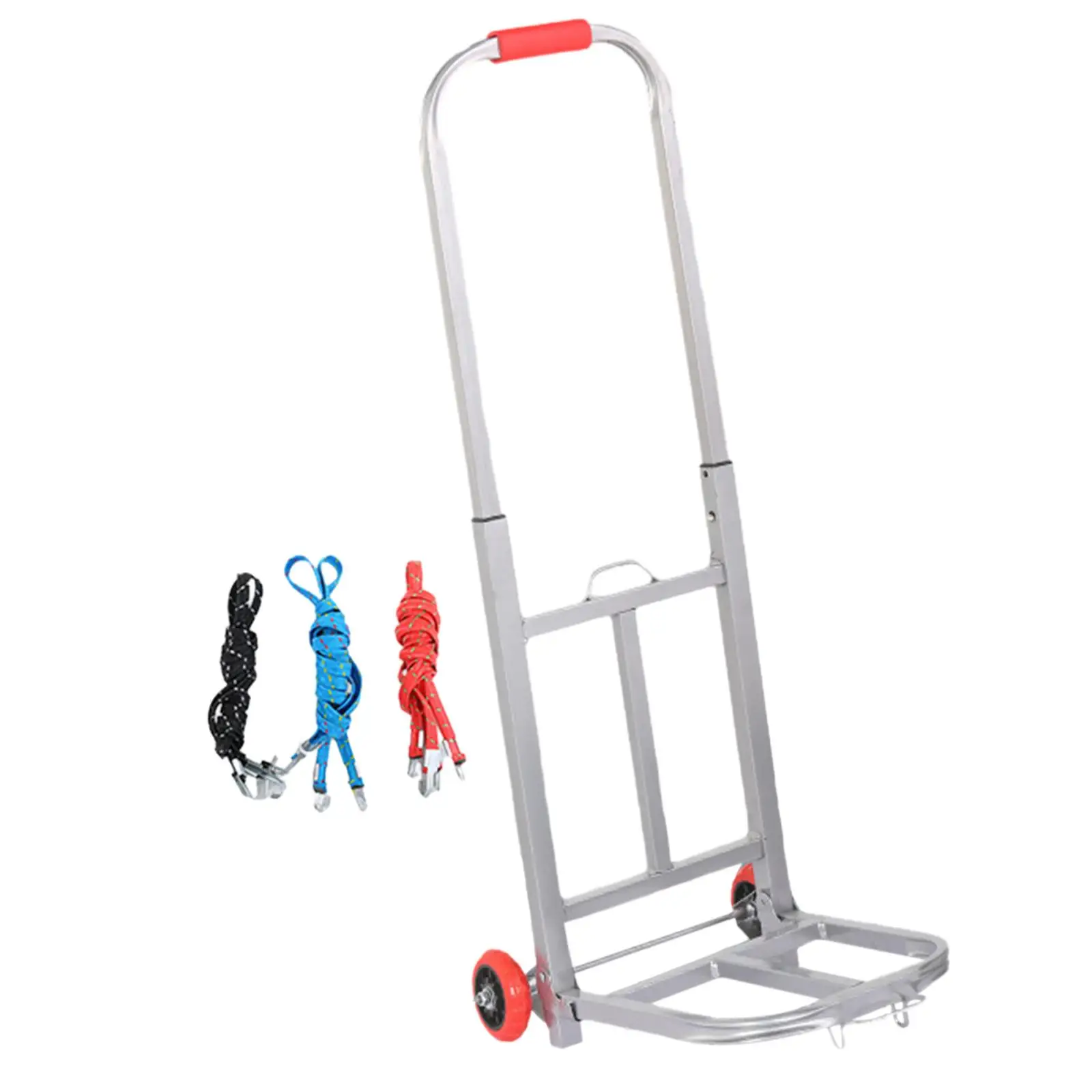 Foldable Folding Hand Truck Luggage Handcart Metal Frame for Personal Travel