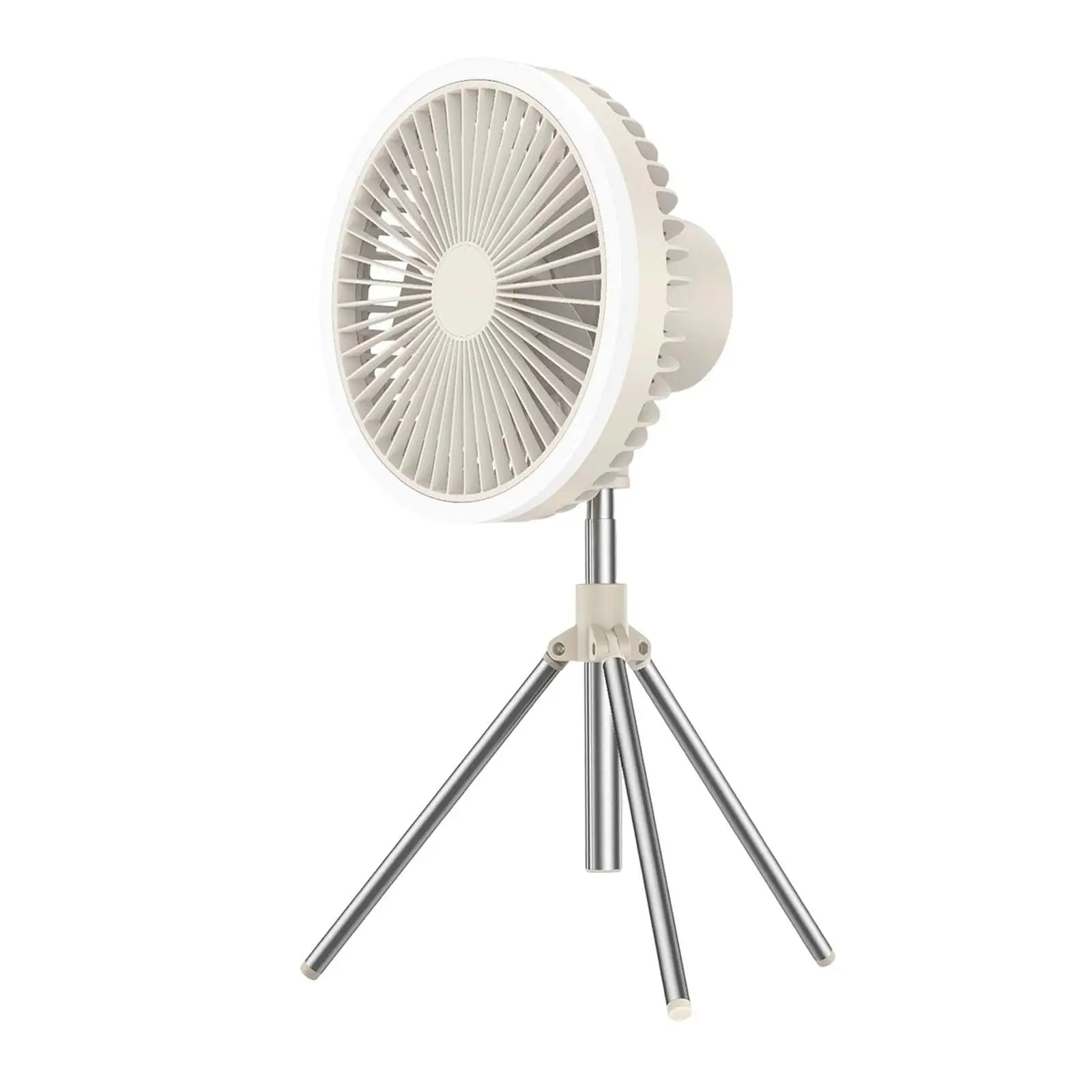 Camping Fan 4 Speeds with Hanging Hook Tripod Fan for Camping Travel Picnic