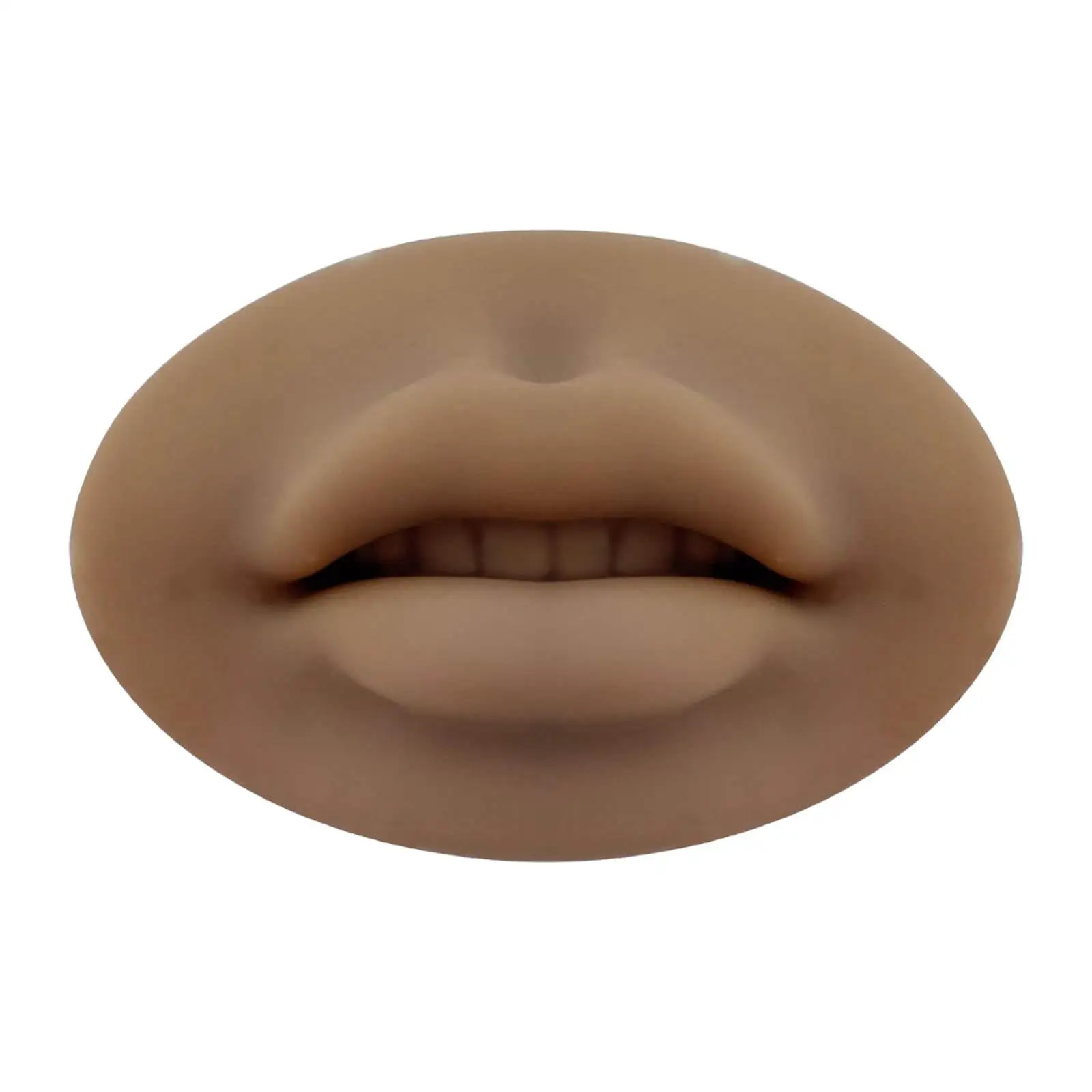 Silicone Lip Model Imitation 3D Permanent Makeup Training Face Mold for Delicate Texture