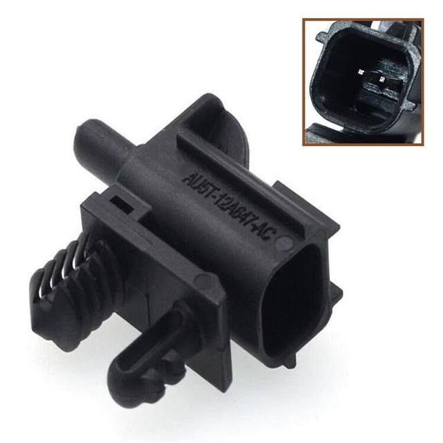 Qiilu Capteur Température Air Extérieur - Compatible Peugeot 206 207 307 406 Etc. - Noir 6445F9