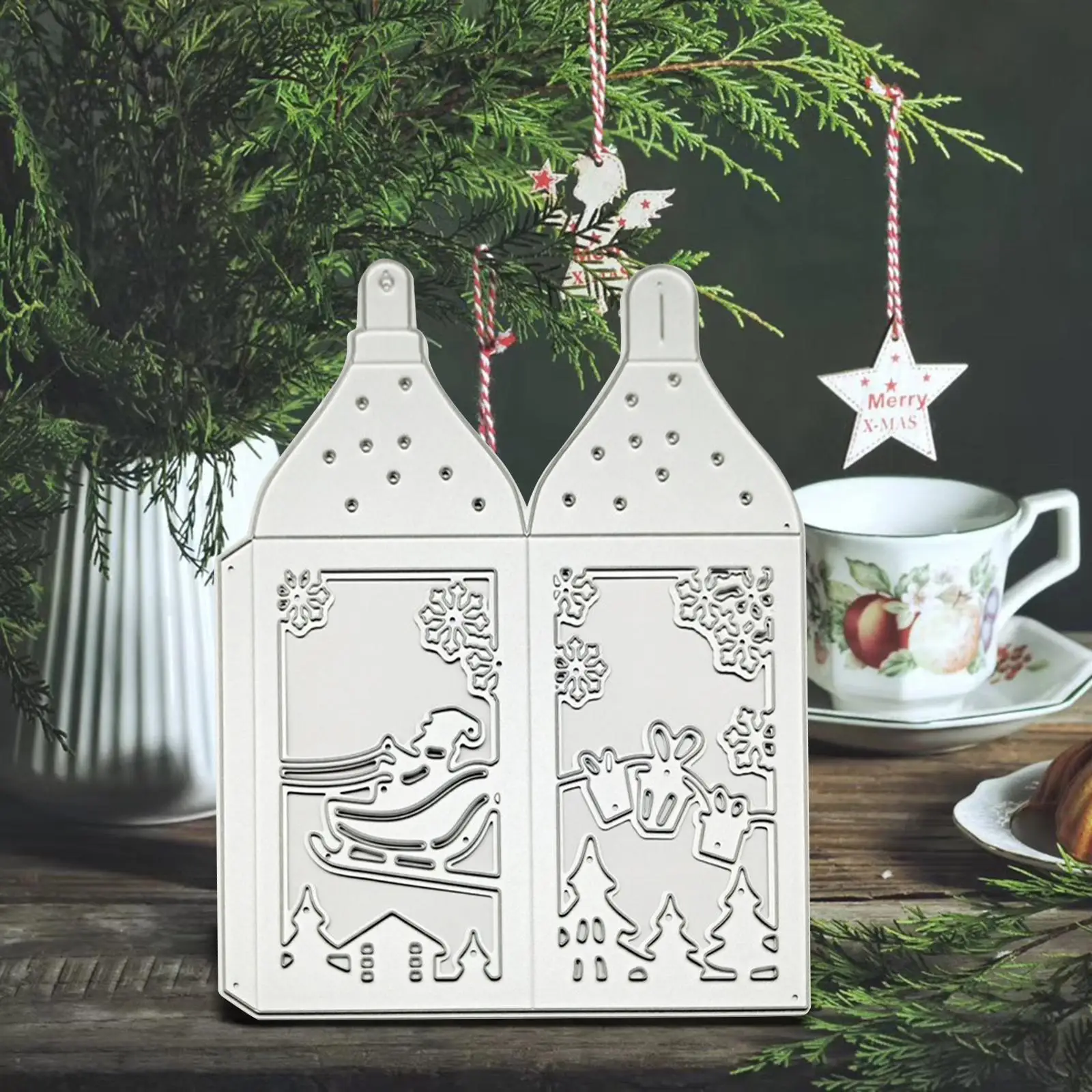 Metal Cutting Dies Christmas Stencils Card Making Candy Gift Box Die Cuts
