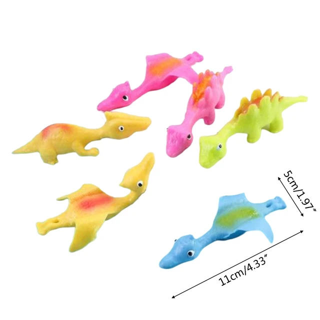 SLINGSHOT DINOSAUR FINGER Toys, Catapult Toys Elastic Flying Finger Dinosaur  HOT $5.20 - PicClick AU