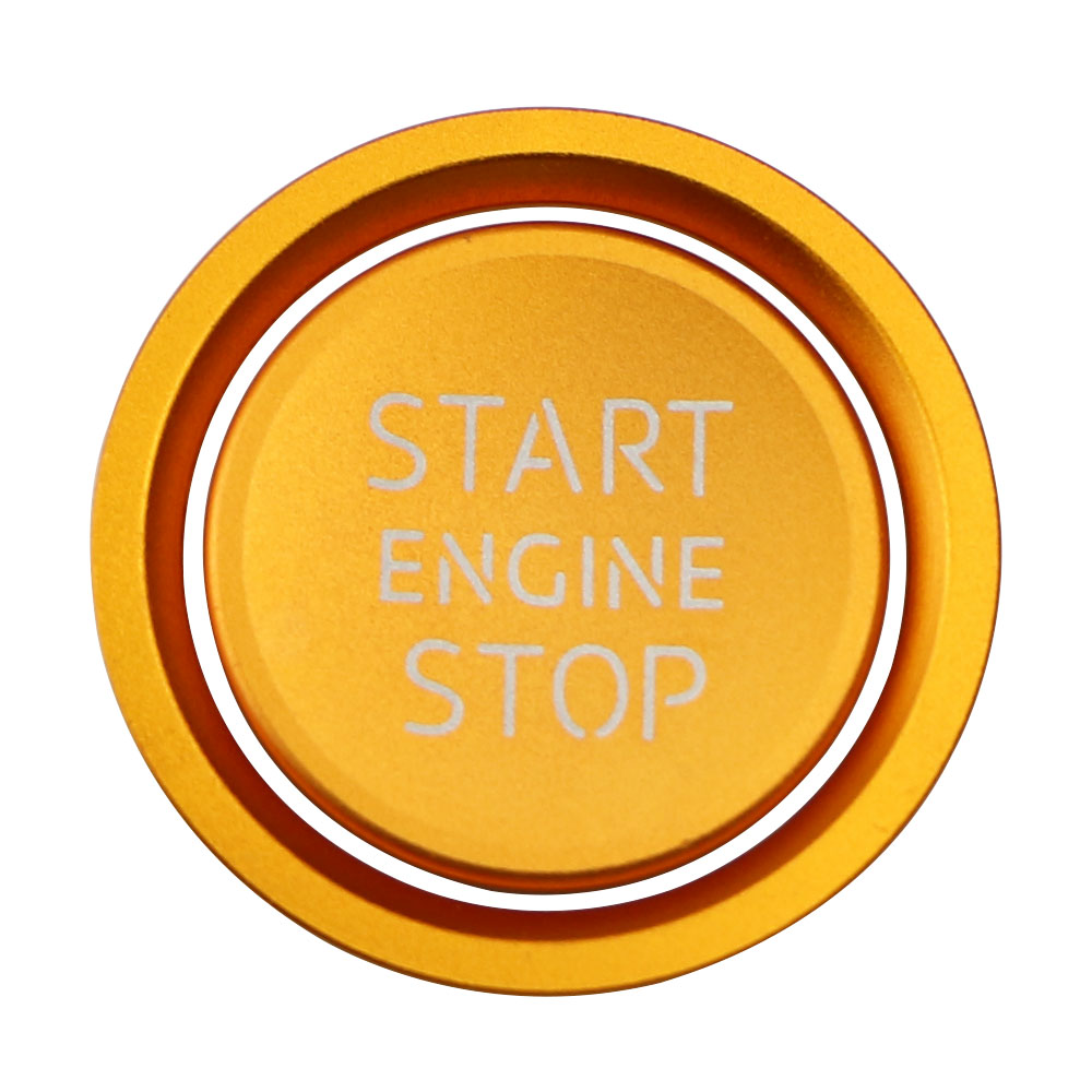 Aluminiumlegierung Auto Zündung Motor Start Stop Knopf Abdeckung Fall Aufkleber für Audi A4 B8 B9 A5 A6 A7 C7 Q3 Q5 S3 Zubehör – Detail 6