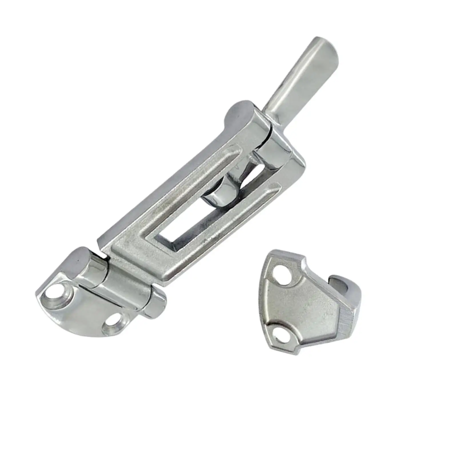 Cabinet Door Latch Silver 316 Stainless Steel Anti Rattle Latch for Yacht Boat