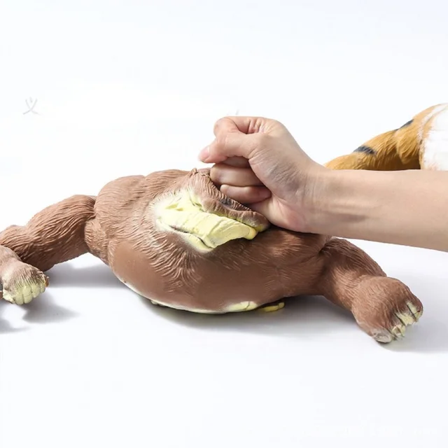 Grand jouet géant anti-stress orang-outan, singe Squishy élastique, gorille  drôle - AliExpress