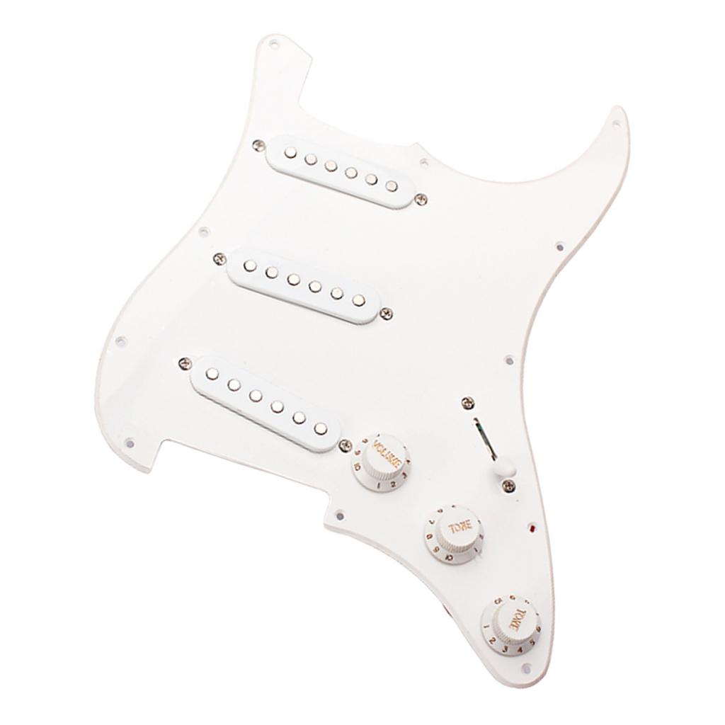 SSS Loaded Prewired Humbucker Pickguard Pickup Set for Electric Guitar