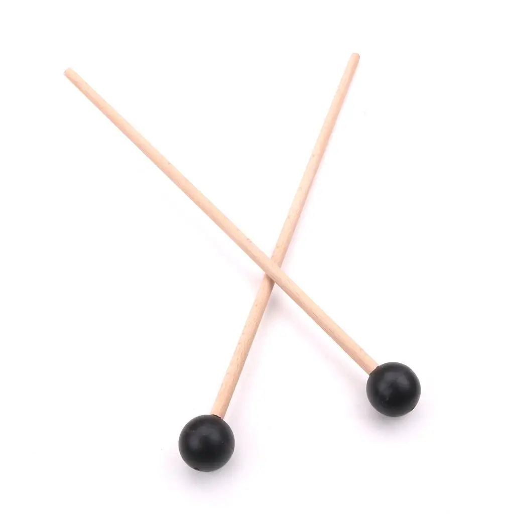 1 Pair of Drumsticks, High Quality Xylophone Mallets Drumsticks Wooden Mallets