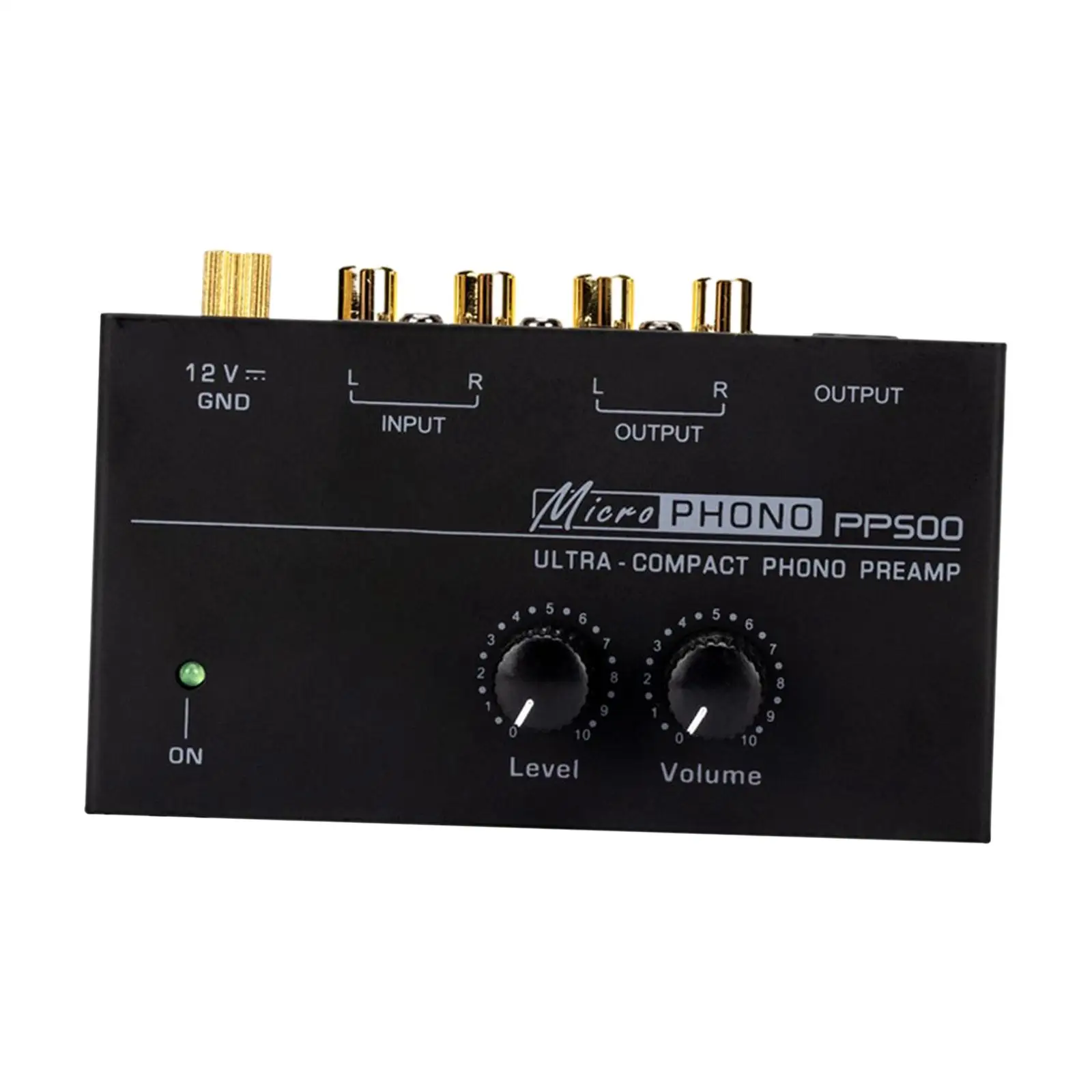 Phono Preamp DC 12V Turntable Preamplifier for Amplifiers Computers Speakers