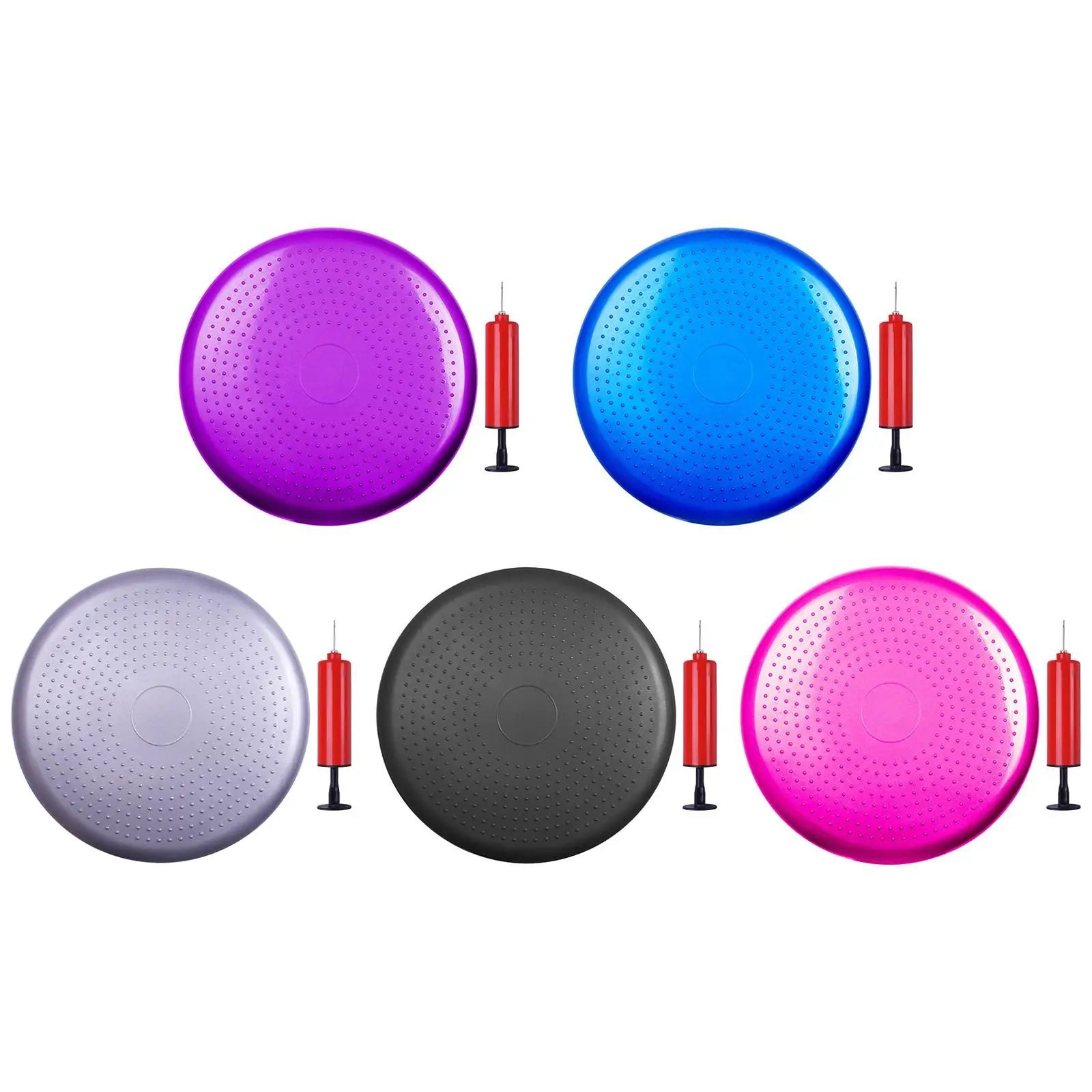 Inflatable Yoga   Disc Massage Pad Cushion Mat Durable  Exercise Ball
