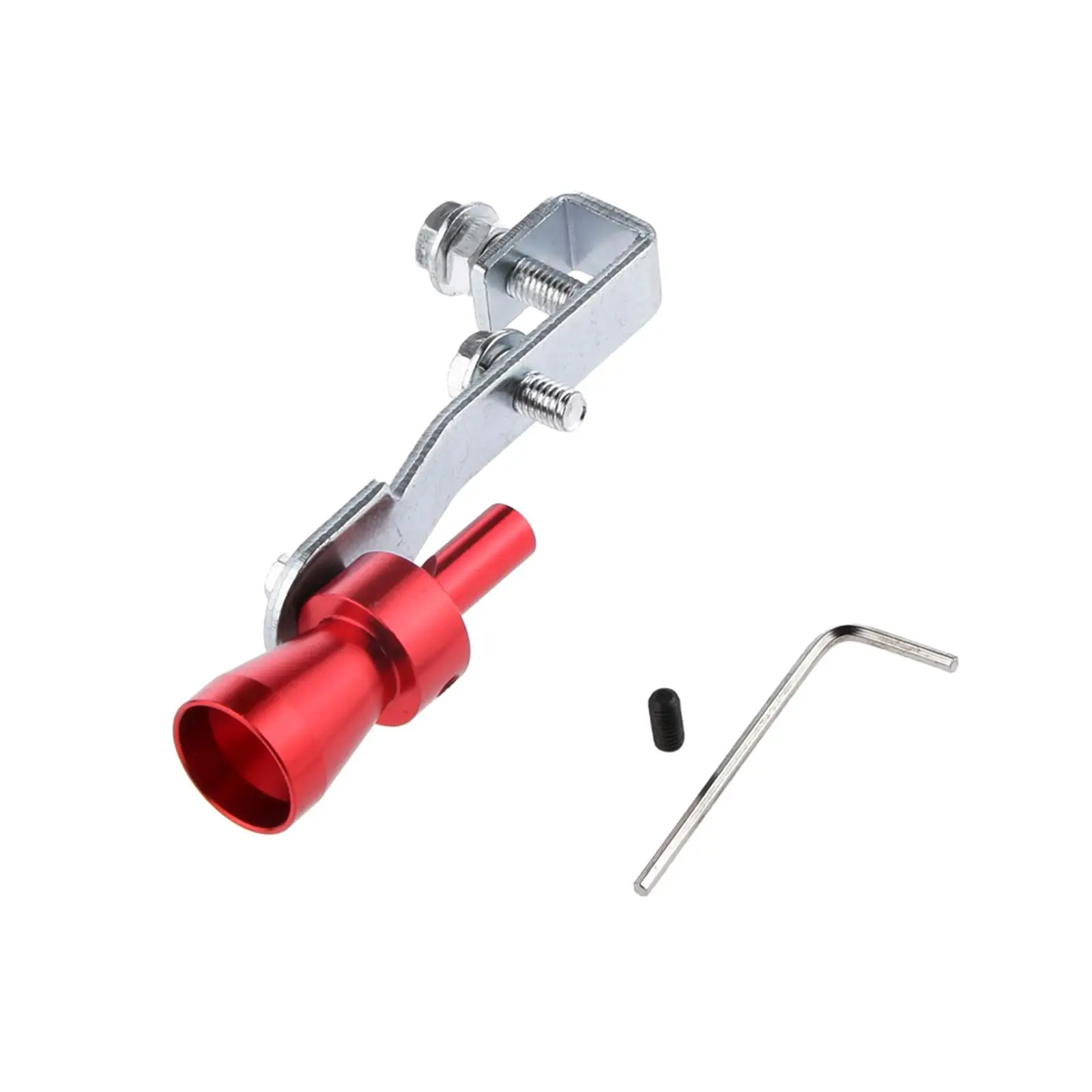 Exhaust Pipe Sound Whistle Simulator Whisler Red Size S