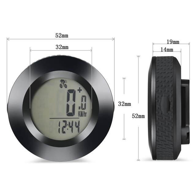 Wireless Bike Computer Cycle Speedometer LCD Display Digital Waterproof for Bicycle Road Bike MTB Accessories Easy Installation