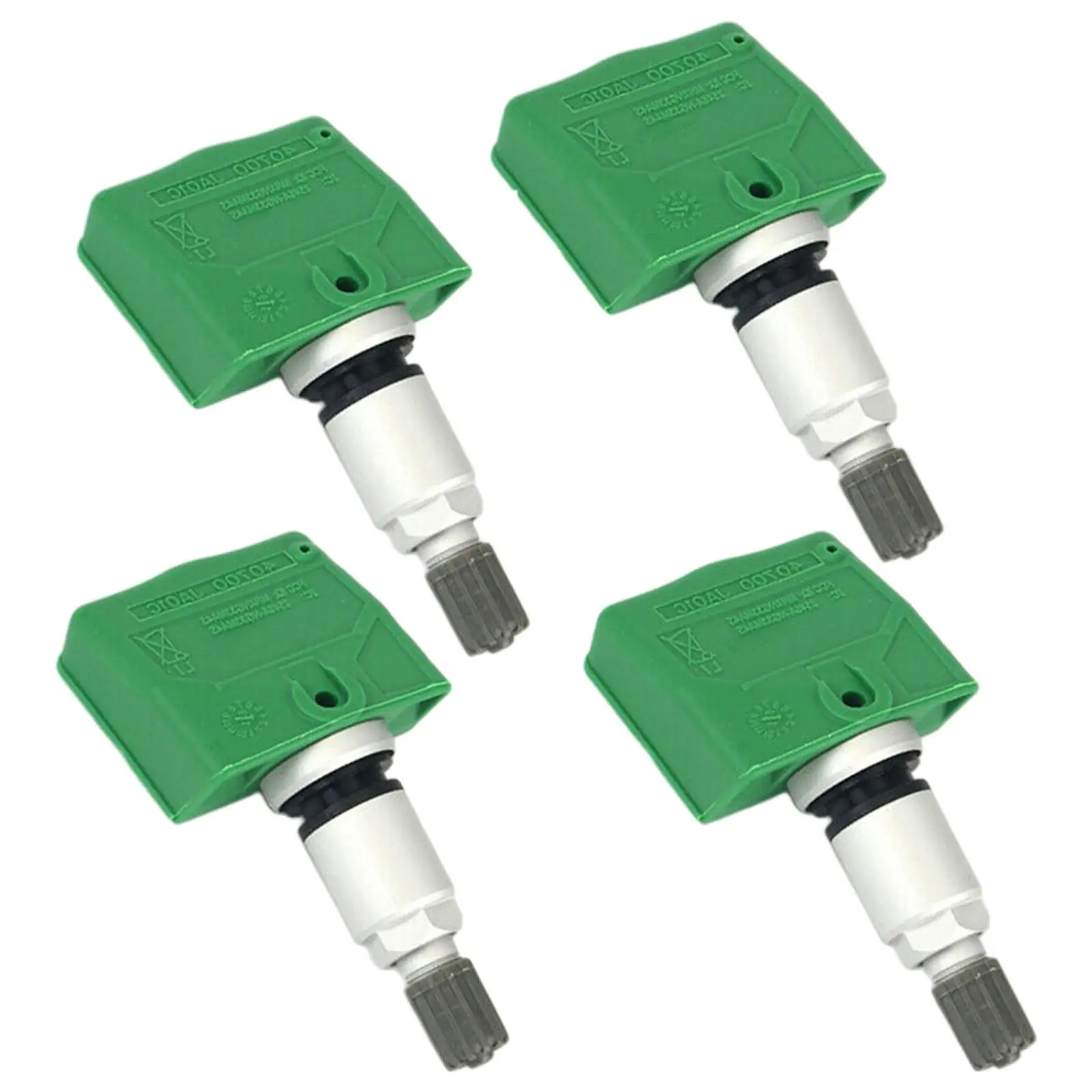 Set of 4 Tire Pressure Monitoring Sensors Vehicle Parts Green TPMS Sensors Fit for Nissan Gt-R 08-2010 40700-Ja01C 40700JA01C