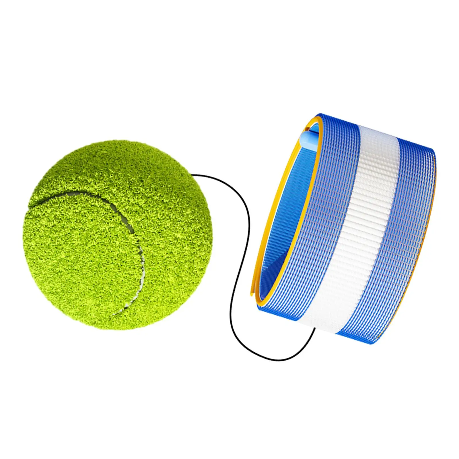 Rubber Rebound Ball Wrist Exercise Sports Reaction Ball Sports Bouncy Ball Outdoor Wristband Toys for Adults Kids Party Favor