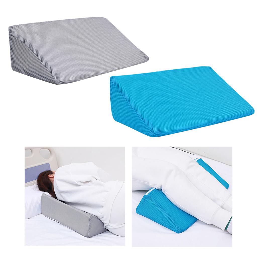 Wedge Pillow Leg Bolster Eevated Body Soft Side Sleep Pillow Bed Wedge for Bedroom Pregnant Women After Surgery Seniors Adults