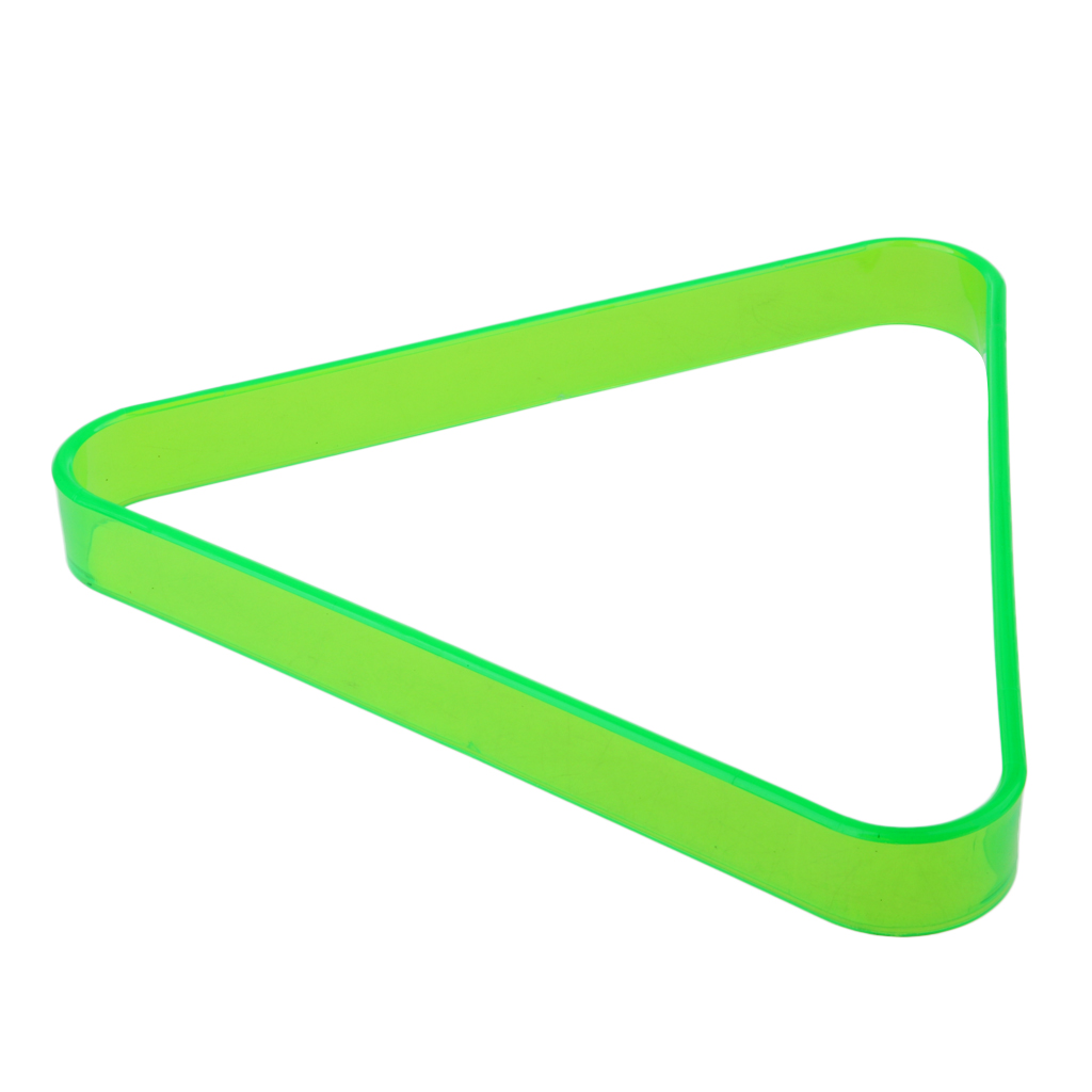 Plastic 8-Ball Billiard / Pool Table Triangle Rack Provides a Durable and Stylish Addition to Your Game Room Plastic 8-Ball Billiard / Pool Table Triangle Rack Provides a Durable and Stylish Addition to Your Game Room