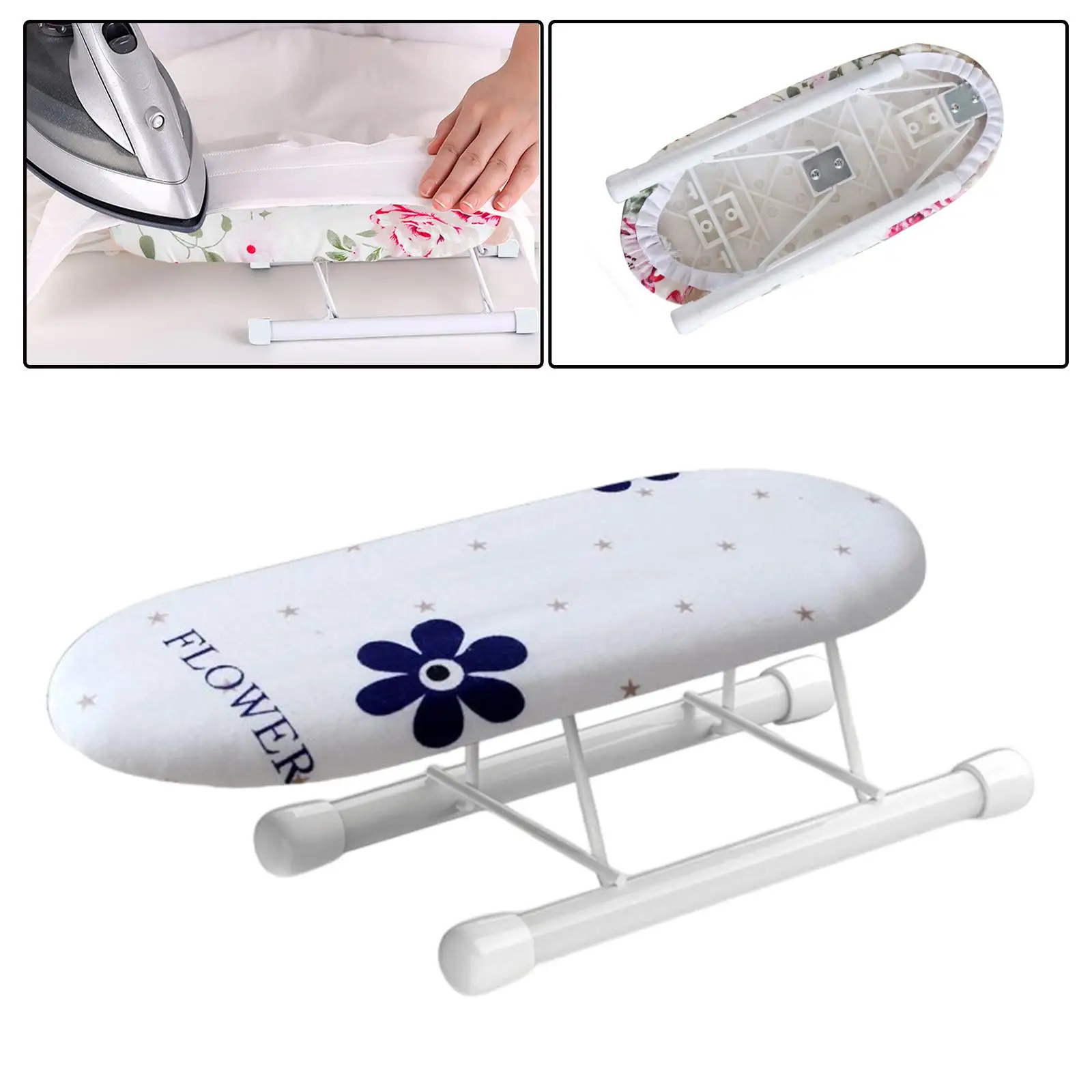 Portable Ironing Board Removable Sleeve Ironing Accessories for Countertop Room Dorms
