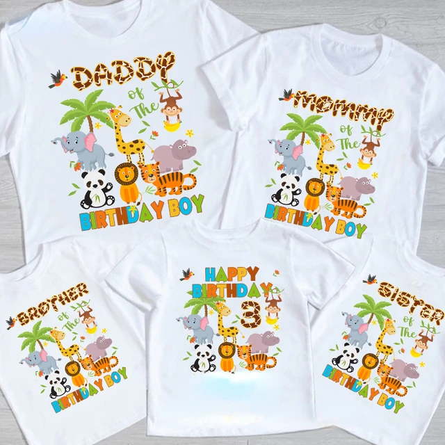 Anniversaire 1 an Enfants Un animaux du zoo' T-shirt Bébé