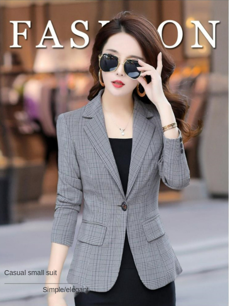 Title 14, Giacca da donna Slim Fit Office Lady Blazer Cap...