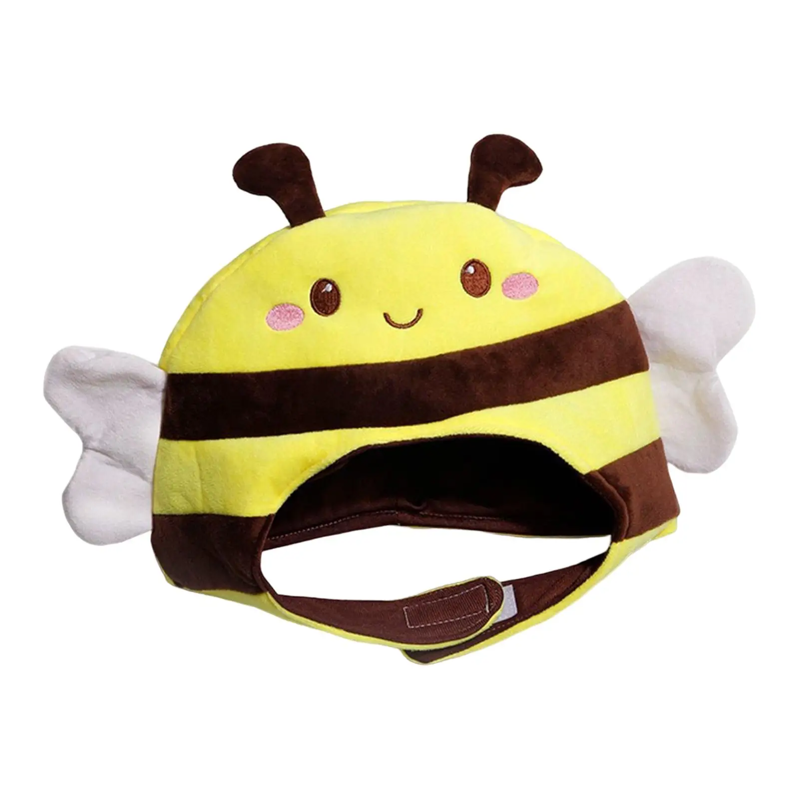 Adults Headwear Head Warmer Bee Animal Plush Hat for Role Play Holiday