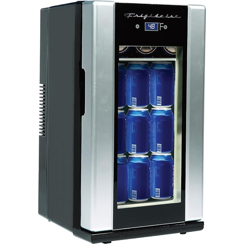 Title 10, 18 Can OR 4 Wine Bottle Retro Beverage Fridge, ...