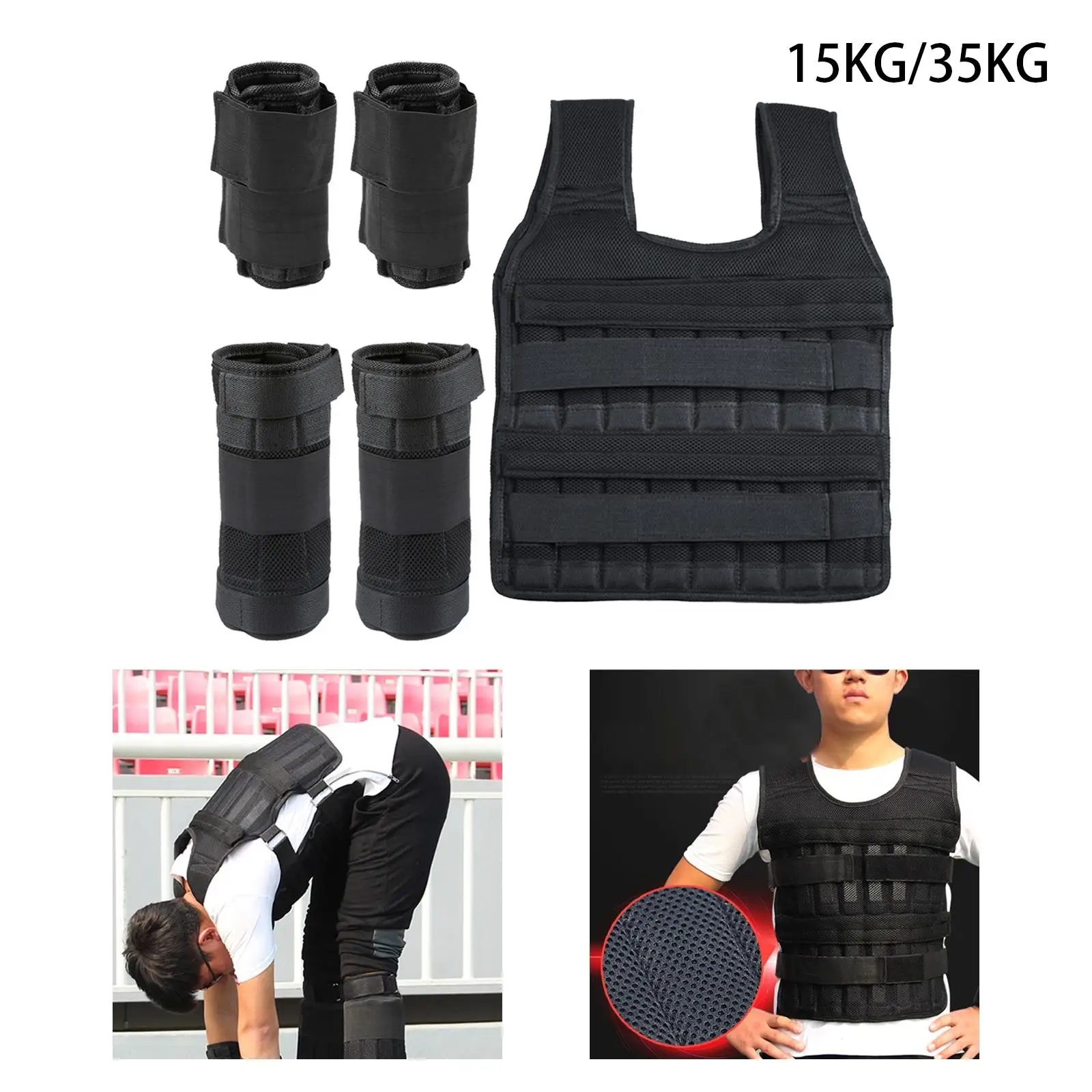 Weight Vest Weighted Bracelet Leg Weight Strength Training Accs Loading Vest