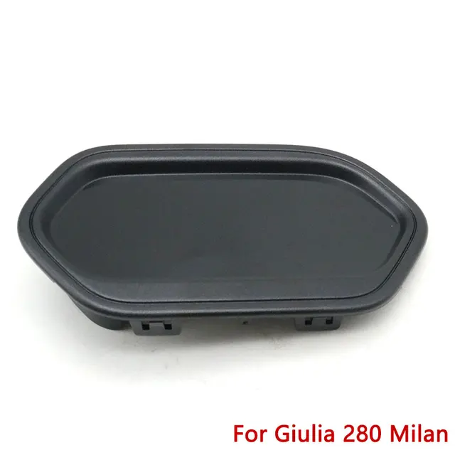 Front Bumper Radar ACC Bezel Air Mesh Cover Grille Molding Panel Cap  Trailer Lid For Alfa Romeo Giulia Stelvio - AliExpress