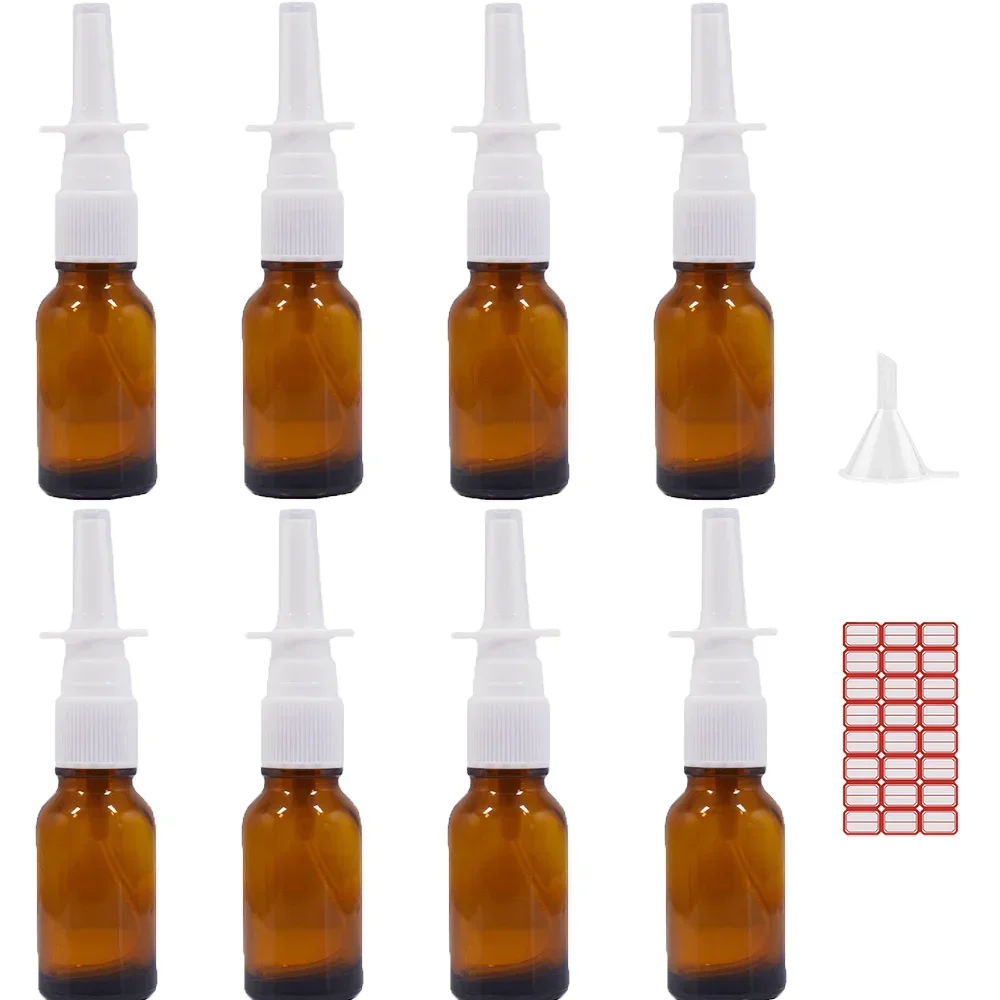 Best of 1pcs 5ml-100ml Amber Nasal Spray Bottle Glass Nose Mist Sprayer Press Spray Head Empty Bottles Refillable Glass Atomizer Reviews & Tips