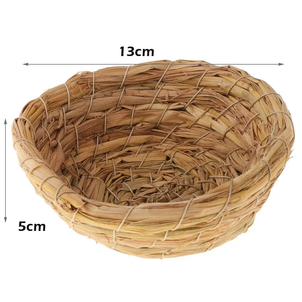 Handmade Grass Natural Bird Nest Birdhouse for All Kinds of Birds Garden